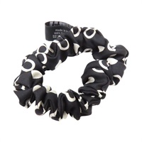 黑色 緞面 髮圈