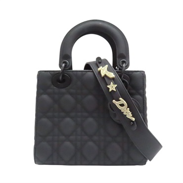 黑色 籐格紋牛皮 Lady Dior My ABCDior 兩用包 M0538SL01-M989