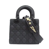 黑色 籐格紋牛皮 Lady Dior My ABCDior 兩用包【Dior 迪奧】 M0538SL01-M989