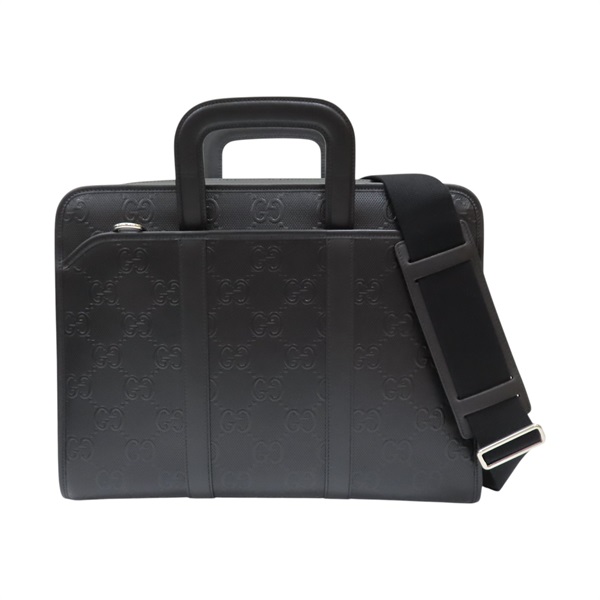 黑色 牛皮 GG印花 壓紋 兩用包 725165