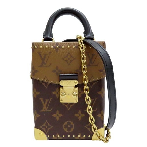 棕色 原花 Reverse 帆布 Camera Box 兩用包 M82465