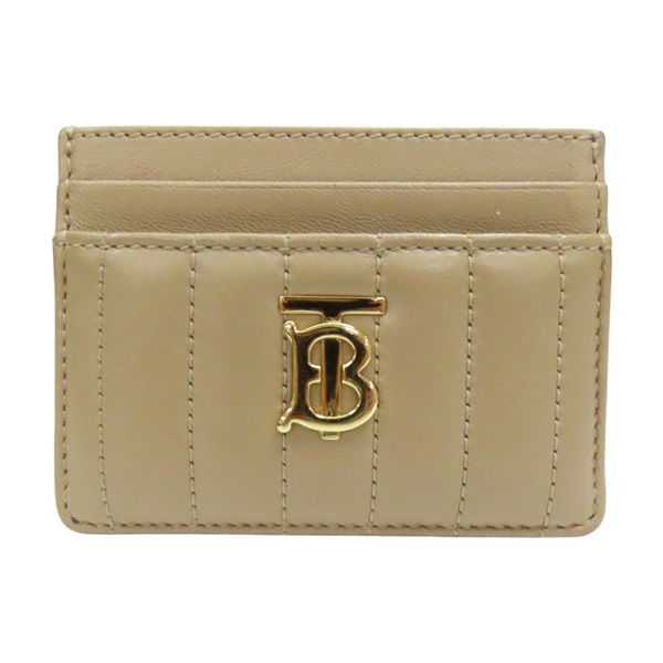 卡其 皮革 Lola 名片夾【BURBERRY 巴寶莉】 80648261