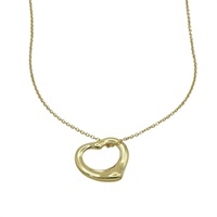 18K黃金 Open Heart 項鍊【Tiffany & Co 蒂芬妮】