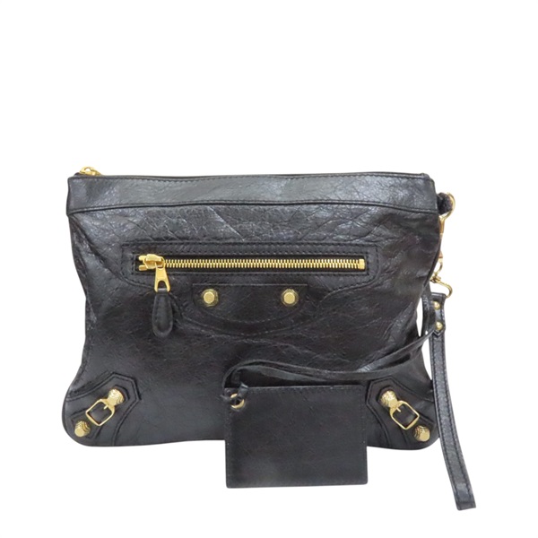 黑色 羊皮 Clutch 手拿包【BALENCIAGA 巴黎世家】 2992136