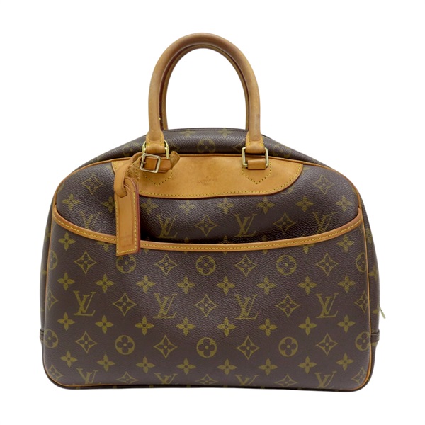 棕色 原花 帆布 Deauville 手提包 M47270