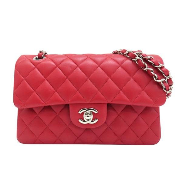 紅色牛皮 COCO 23 鍊帶肩背包 A01113