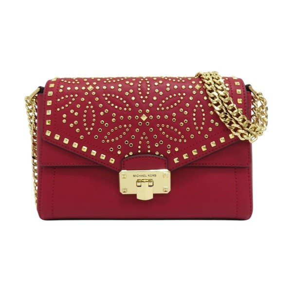 紅色 皮革 肩背包