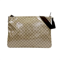 棕色 光滑GG帆布 斜背包 肩背包 190628