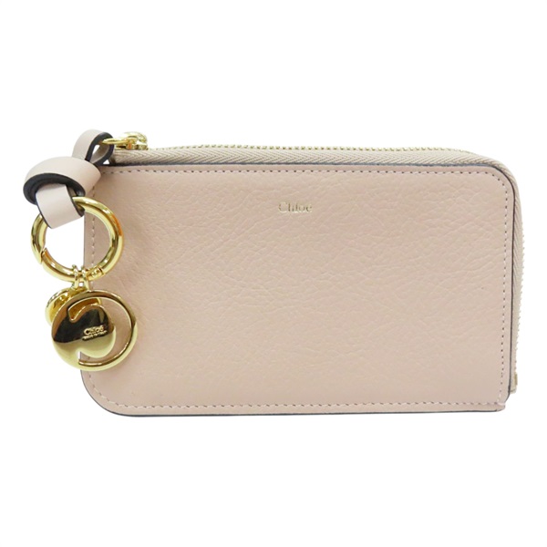 粉色 牛皮 Alphabet C Logo 零錢包 P716H9QG