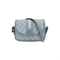 藍色 GG Supreme 帆布 Ophidia 肩背包 772239