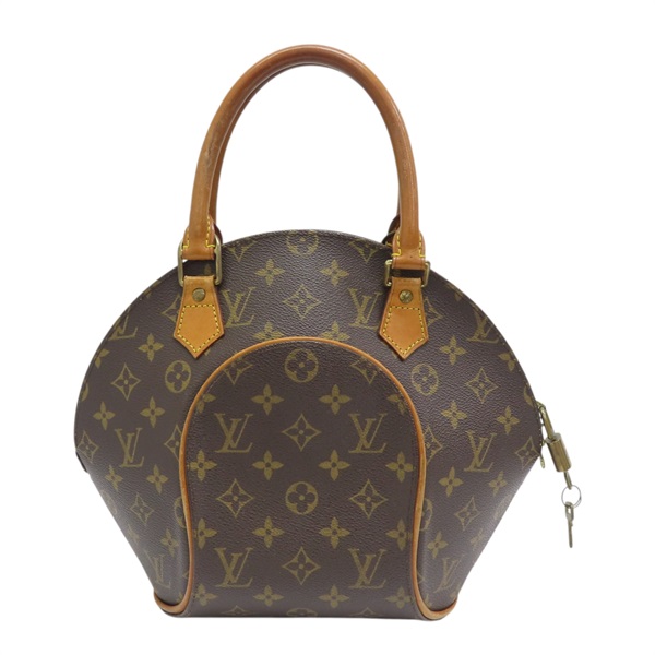 棕色 原花帆布 Ellipse PM 貝殼包 手提包 M51127