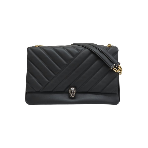 黑色 牛皮 SERPENTI CABOCHON 肩背包 287994