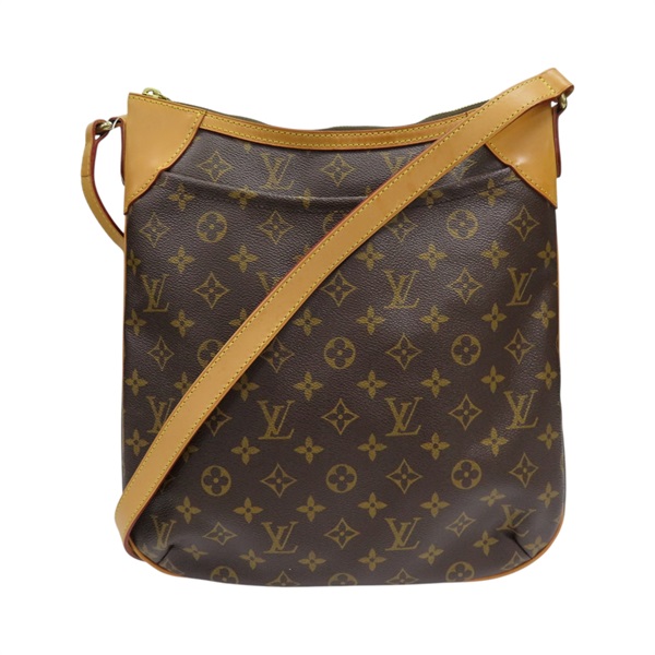 棕色 原花帆布 Odeon MM 斜背包 M56389