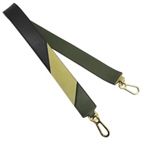 綠/黑色 牛皮 背帶【LOEWE 羅威】