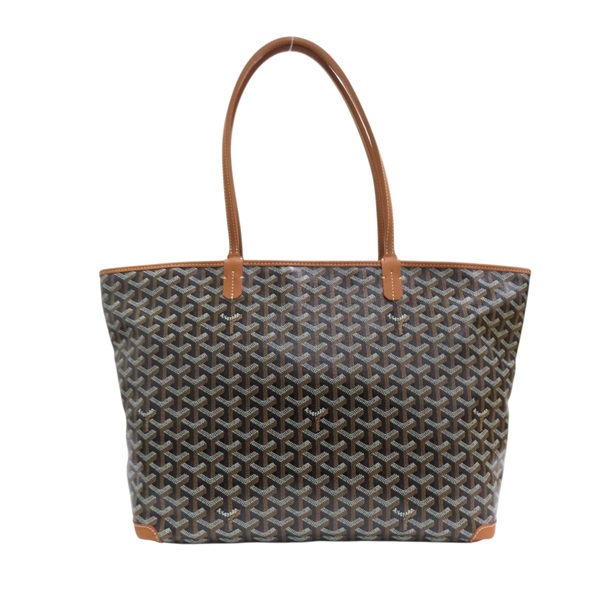 棕色 Goyardine帆布 牛皮 Artois MM 托特包 肩背包【GOYARD 高雅德】 SOA020252