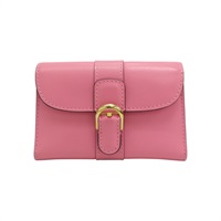 粉色 牛皮 Brillant 卡片夾【Delvaux 德爾沃】