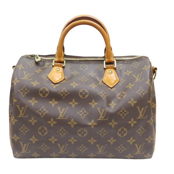 棕色 原花帆布 Speedy Bandouliere 30 兩用包 無鑰匙【LOUIS VUITTON LV 路易威登】 M46980
