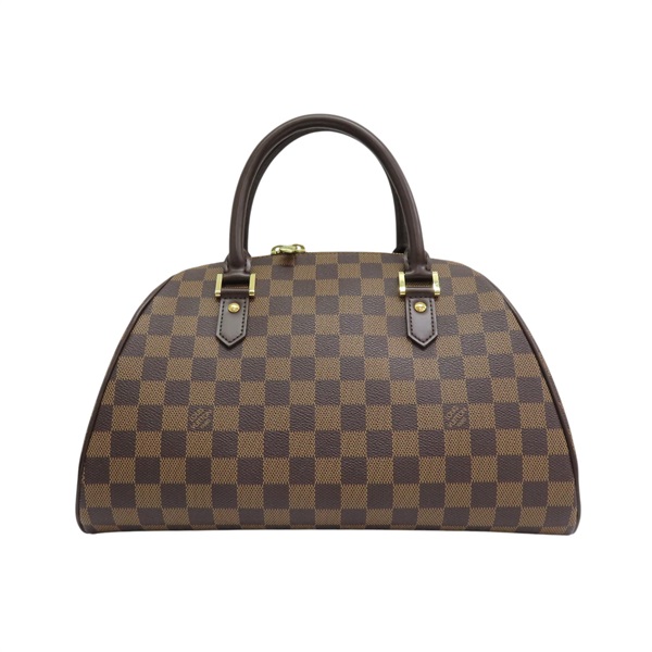 棕色 帆布 Ribera MM 手提包 N41434