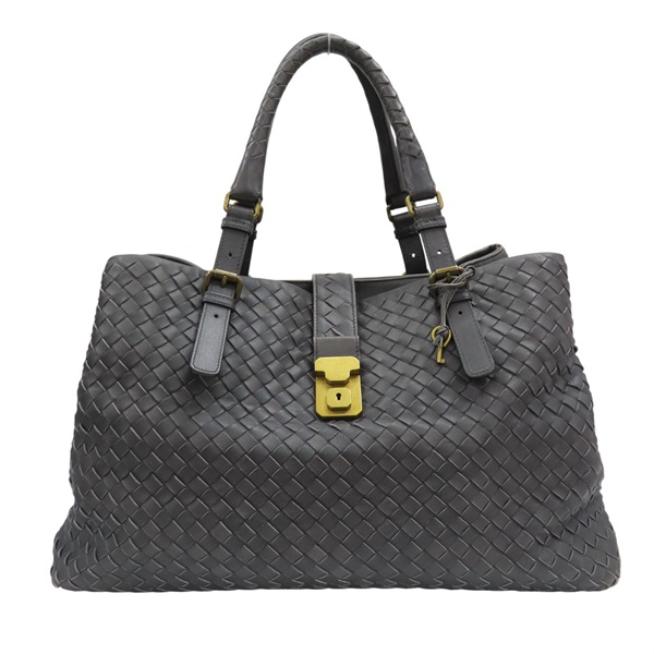灰色 羊皮 Roma 手提包【BOTTEGA VENETA BV 寶緹嘉】 171265