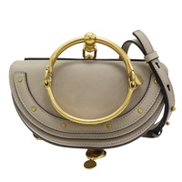 灰色 牛皮 Nile Bracelet Minaudiere 肩背包