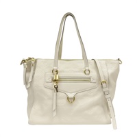 白色 原花壓紋牛皮 Lumineuse PM 兩用包【LOUIS VUITTON LV 路易威登】 M93411