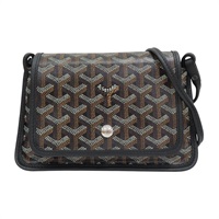 黑色 Goyardine帆布 Plumet 肩背包【GOYARD 高雅德】