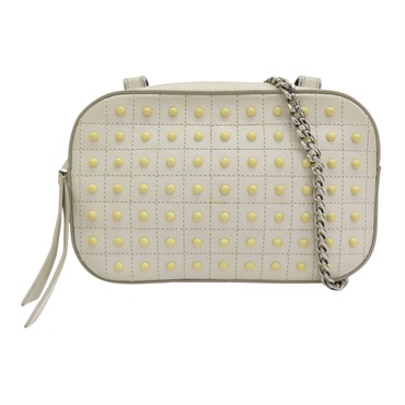 白色牛皮 Diodon 肩背包 [TODS 托德斯]