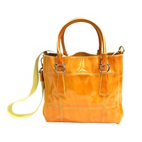 橘色 漆皮 兩用包【Salvatore Ferragamo 費拉格慕】