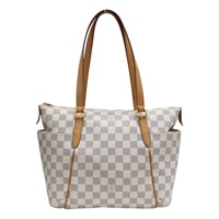 白色 棋盤格帆布 Totally PM 肩背包 N41280 [LV Louis Vuitton 路易威登] N41280