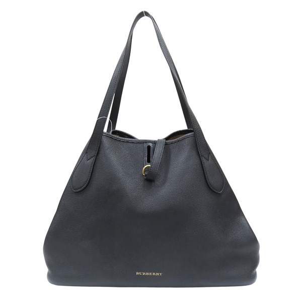 黑色 牛皮 肩背包【BURBERRY 巴寶莉】