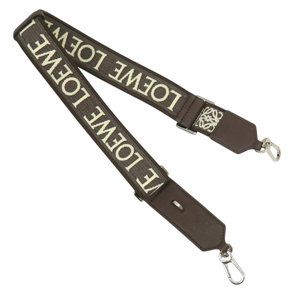 棕色 編織 肩背帶【LOEWE 羅威】 C073R53X01