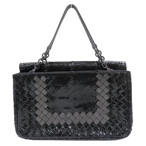 黑色 漆皮皮革 手提包【BOTTEGA VENETA BV 寶緹嘉】
