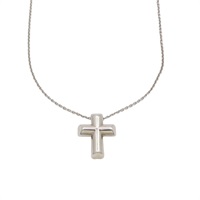 925純銀 Cross 項鍊【Tiffany & Co 蒂芬妮】
