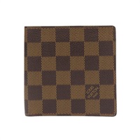 棕色 棋盤格帆布 Marco 兩折 短夾 N61675【LOUIS VUITTON LV 路易威登】 N61675
