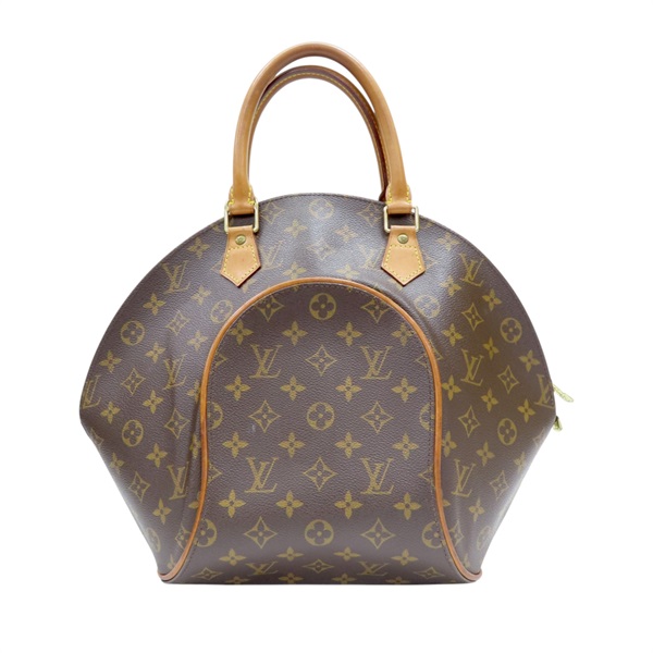 棕色 原花帆布 Ellipse MM 手提包 金扣 51128【LOUIS VUITTON 路易威登】 M51128