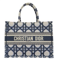 藍色 帆布 Book Tote MM 手提包【Dior 迪奧】 M1296