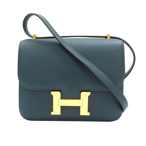 松柏綠 Swift牛皮 Constance 19 康康包 肩背包 Z刻 金扣【HERMES 愛馬仕】