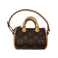 棕色 原花 帆布 Speedy Monogram 手袋吊飾【LOUIS VUITTON 路易威登】 M00544