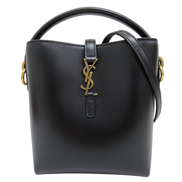 黑色 牛皮 LE 37 mini 肩背包【SAINT LAURENT 聖羅蘭】 7658702R20W1000