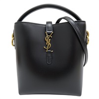 黑色 牛皮 LE 37 mini 肩背包【SAINT LAURENT 聖羅蘭】 7658702R20W1000