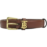 棕色牛皮 皮帶 L【BURBERRY 巴寶莉】