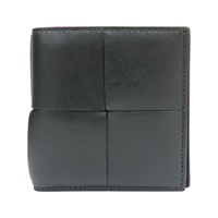 綠色 牛皮 Cassette 兩折 短夾【BOTTEGA VENETA 寶緹嘉】