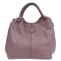 紫色 牛皮 手提包【TOD S 托德斯】