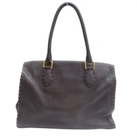 棕色 牛皮 Tote Bag 手提包【FENDI 芬迪】 8BN218