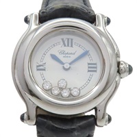 白色錶盤 皮帶 不鏽鋼 Happy Sport small 腕錶【Chopard 蕭邦】 27/8245-23