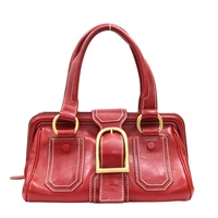 紅色 牛皮 Ella Frame Bag 手提包【CELINE 賽琳】