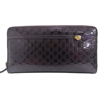 紫色 漆皮皮革 拉鍊長夾【GUCCI 古馳】 307997