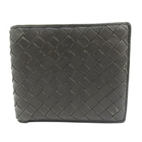 灰色 羊皮 雙折短夾【BOTTEGA VENETA BV 寶緹嘉】