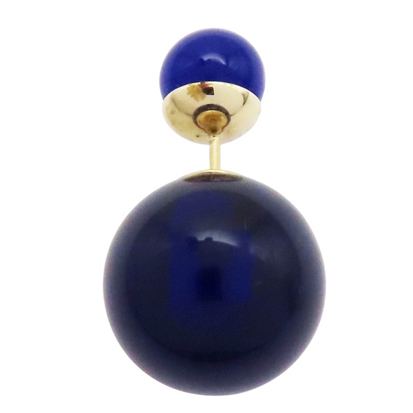 藍色 單耳 針式耳環【Dior 迪奧】