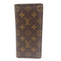 棕色 原花 PVC塗層帆布 長夾【LOUIS VUITTON LV 路易威登】 M66540